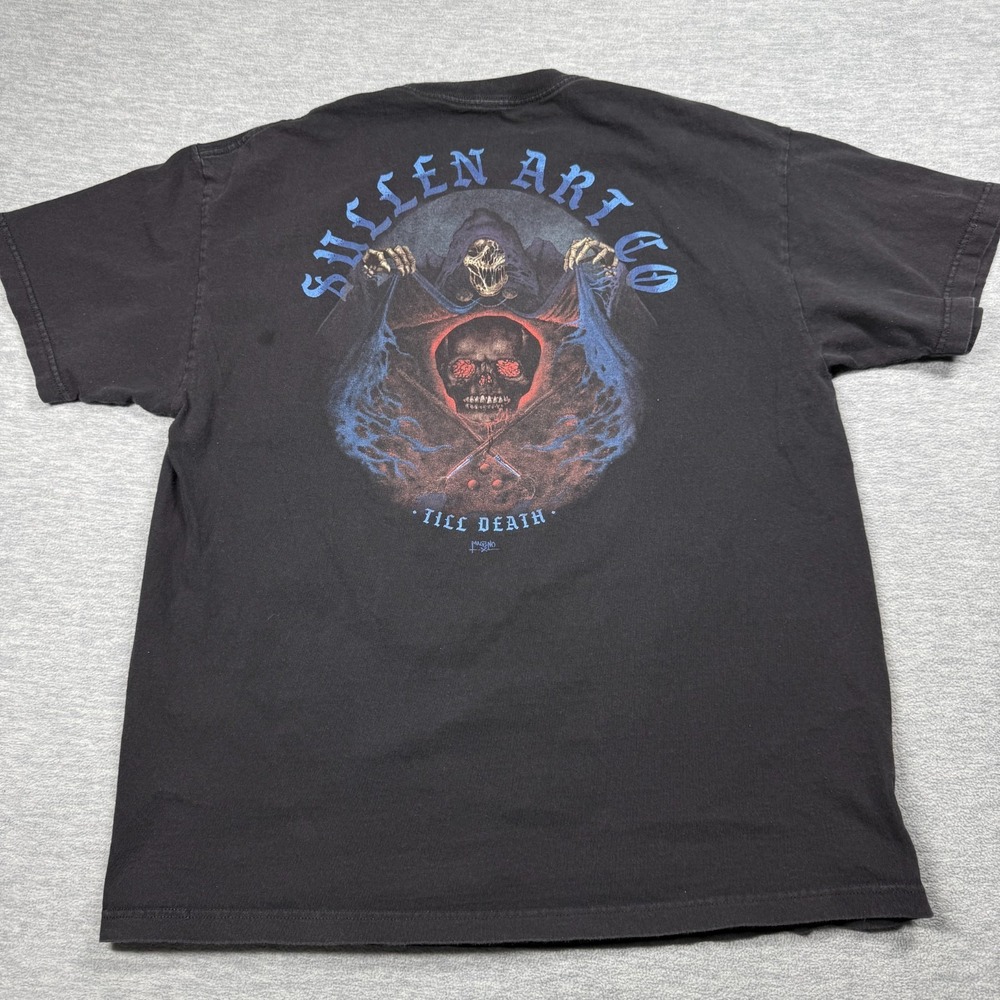 Sullen Art Collective T-Shirt Mens XL Black Sulleween Series Skull Graphic Cotto